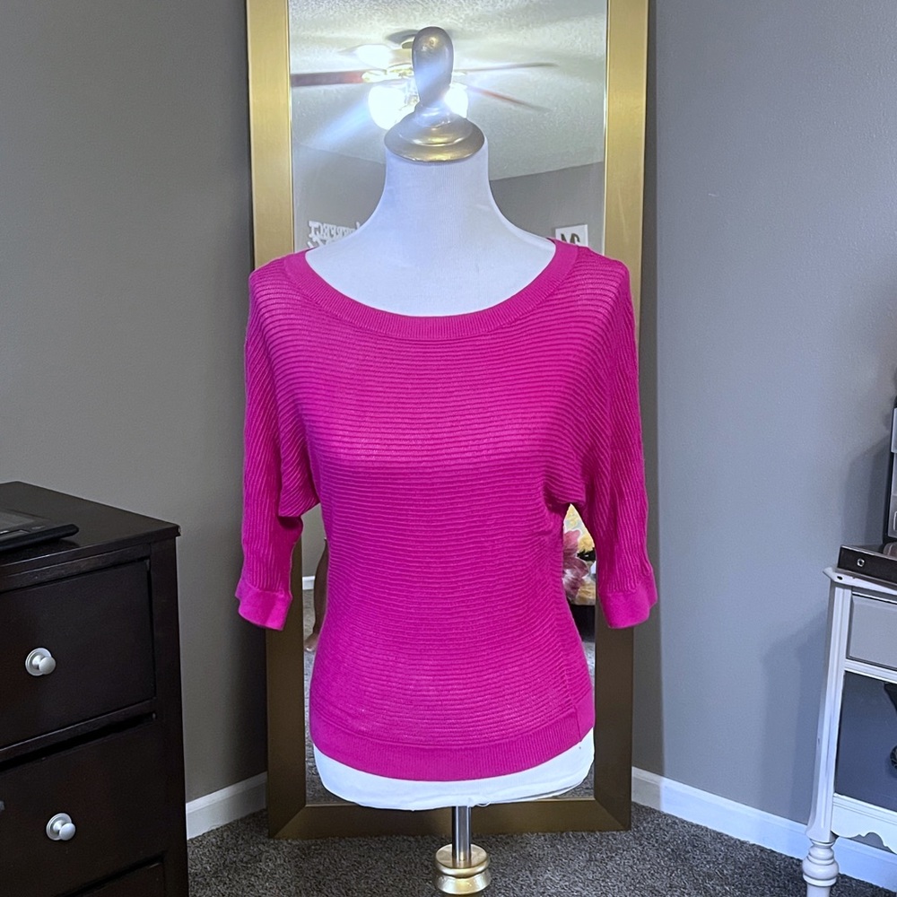 EXPRESS tunic magenta size small